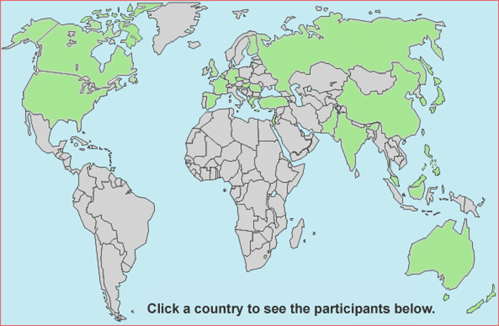 Click a Country to see the participants